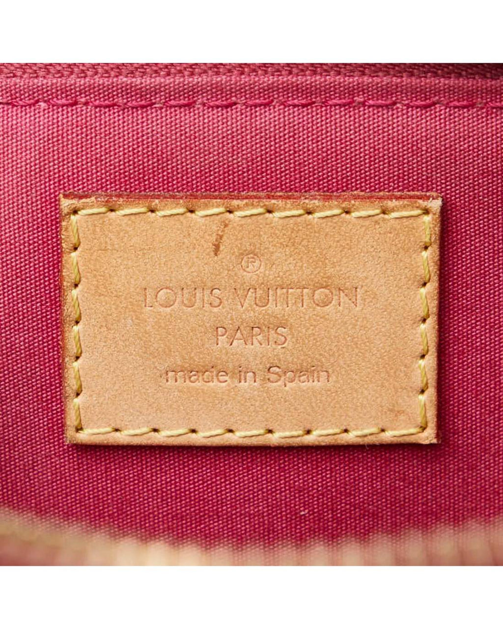 Louis Vuitton Alma BB Monogram Vernis Handbag Wo - Red preloved ⚫️☑️