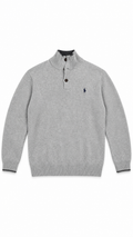 POLO RALPH LAUREN GREY SWEATER JUMPER - Authenticity Guaranteed