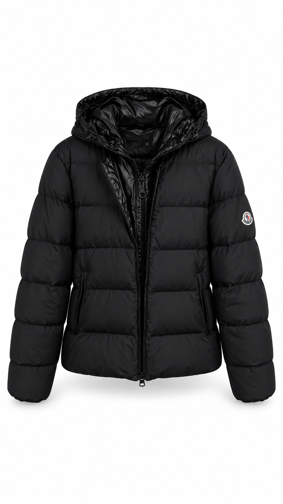 Moncler Garoa Giubbotto Black - Authenticity Guaranteed