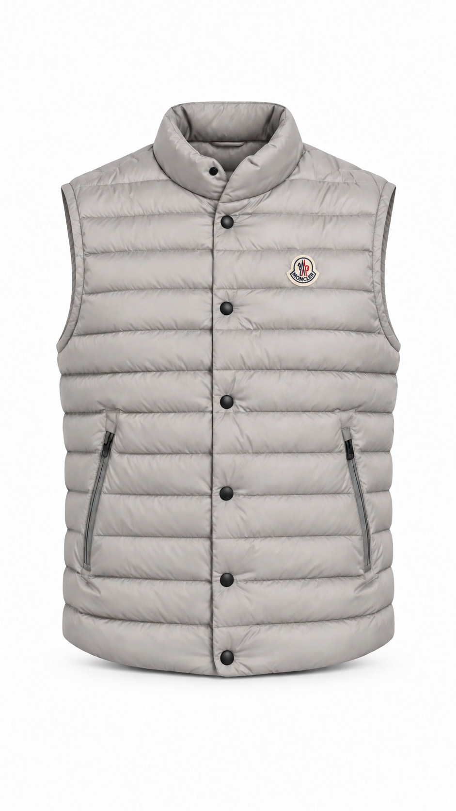 Moncler Authentic Colin Gilet In Beige - Authenticity Guaranteed