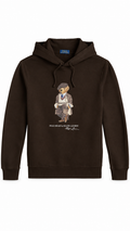 Ralph Lauren Polo Bear Fleece Hoodie Brown - Authenticity Guaranteed