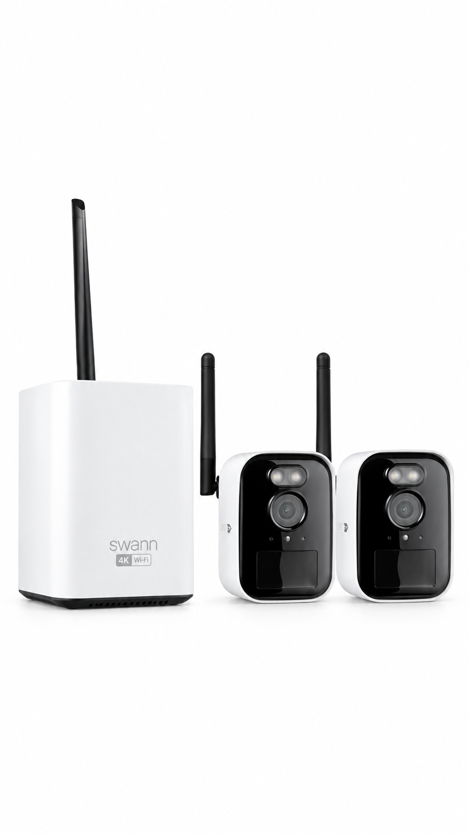 SWANN MaxRanger Mini 4K Ultra HD NVR Security System - 2 Cameras