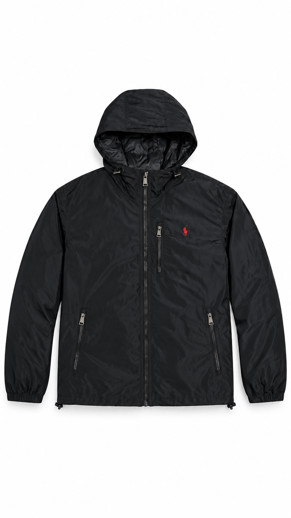 Polo Ralph Lauren Navy Blue & Red Thorpe Down Jacket - Authenticity Guaranteed