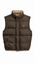 Polo Ralph Lauren Brown Classic Down Gilet - Authenticity Guaranteed