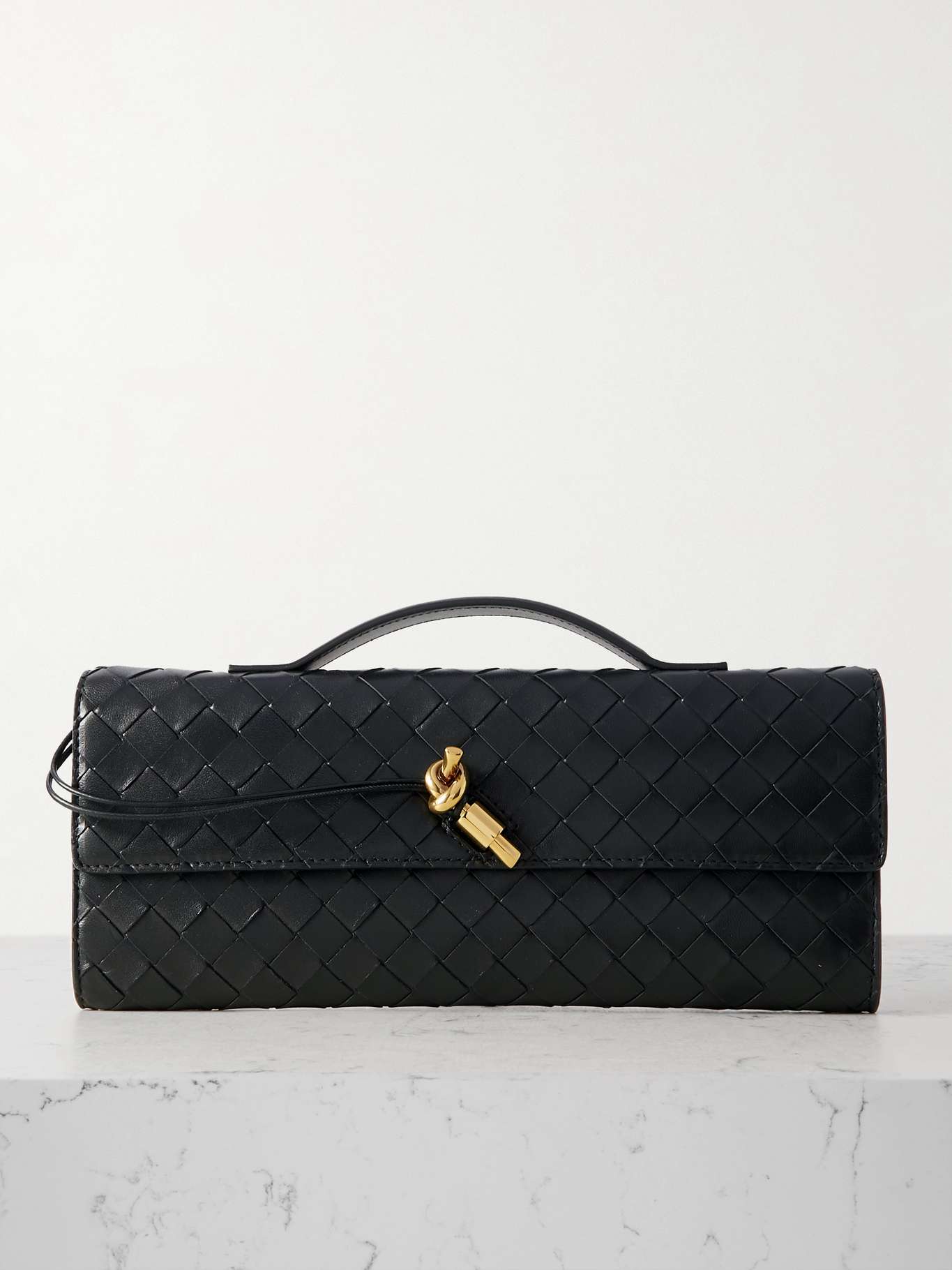Bottega Veneta Leather Clutch