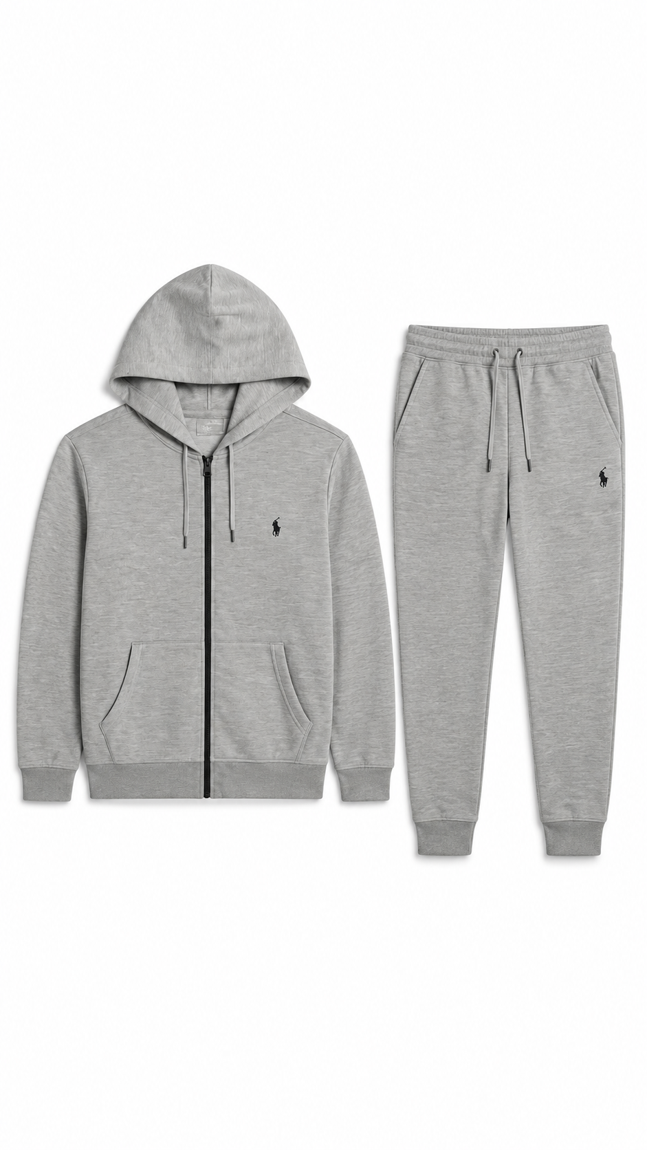Polo Ralph Lauren Performance Grey Marl Full Tracksuit - Authenticity Guaranteed