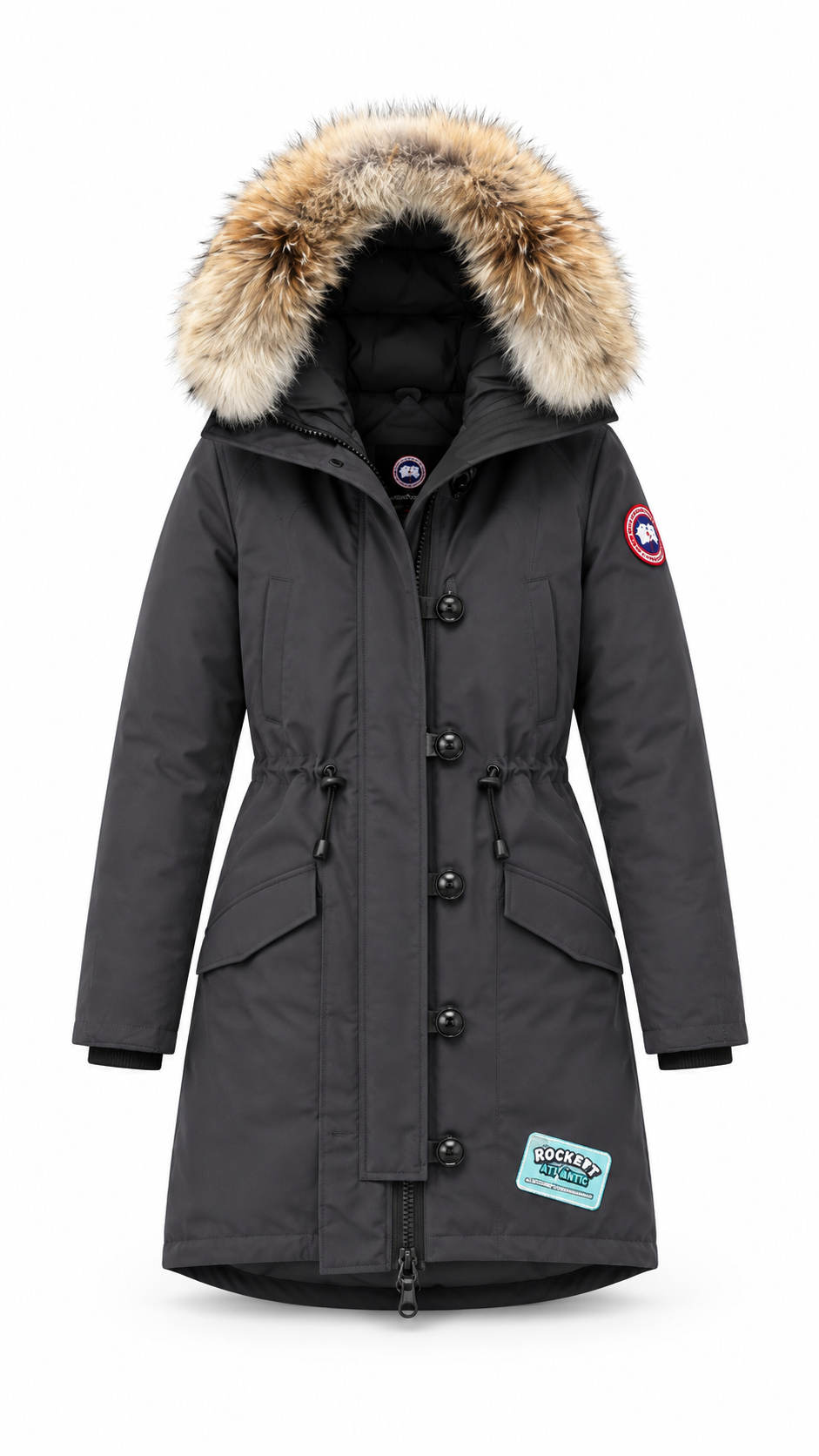 Canada Goose womens navy rossclair parka down coat - Authenticity Guaranteed