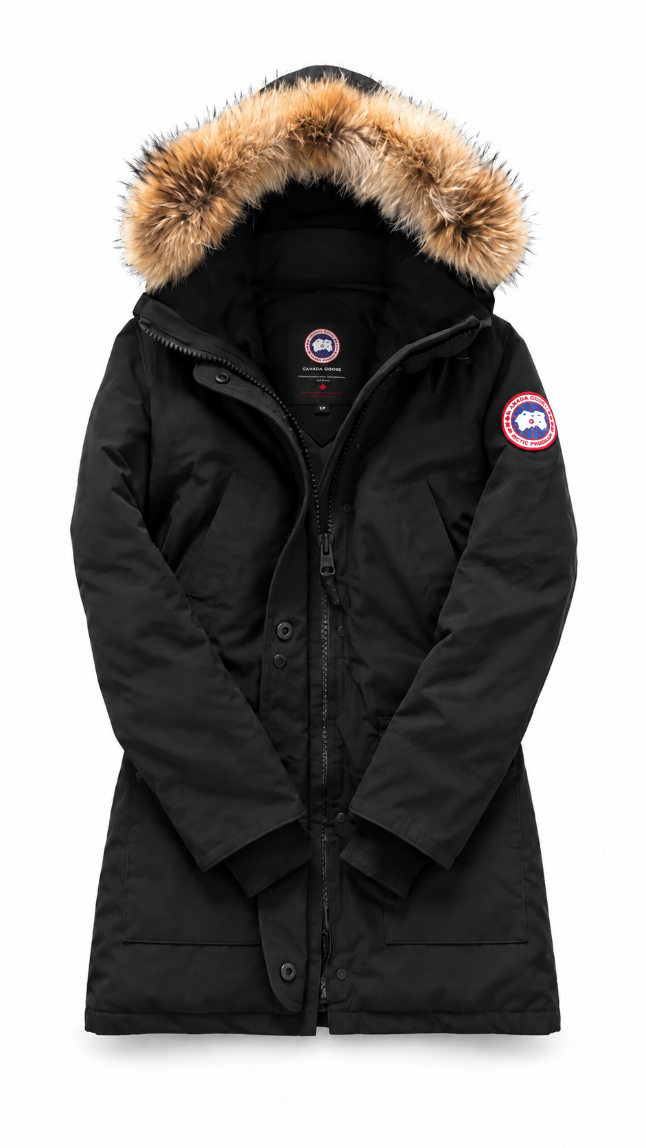 Canada Goose womens black trillium parka down coat - Authenticity Guaranteed