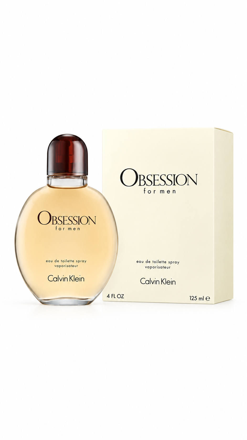 CALVIN KLEIN OBSESSION FOR MEN 125ml Eau De Toilette EDT Spray