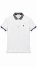 Moncler Polo White - Authenticity Guaranteed