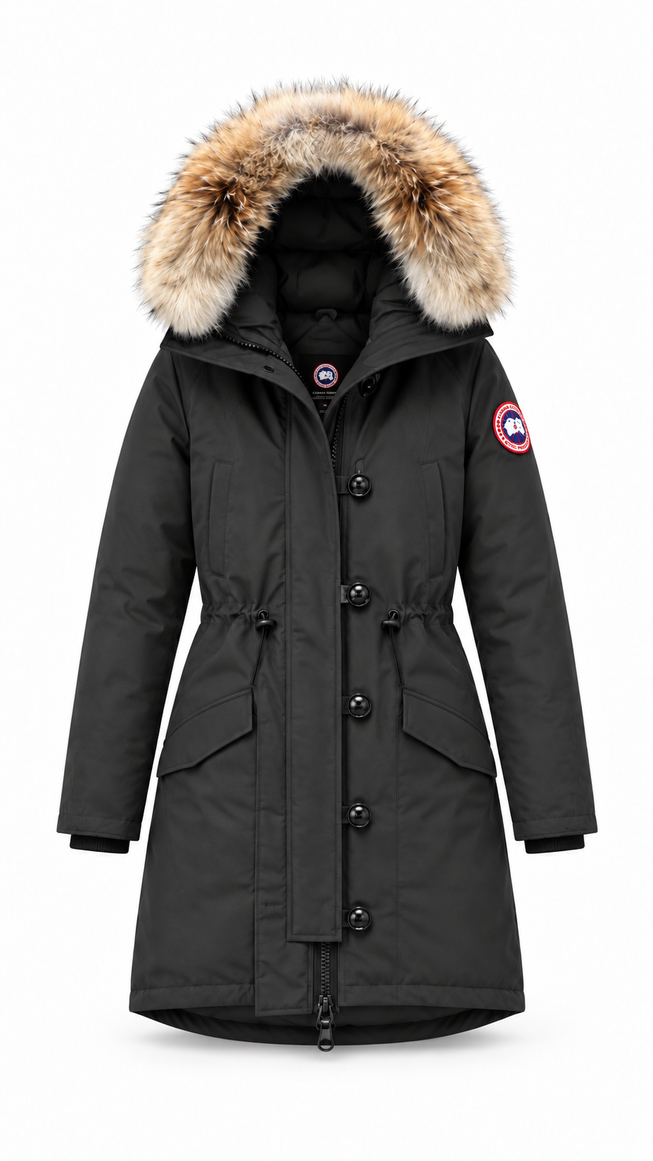 Canada Goose mens black chateau parka down coat - Authenticity Guaranteed