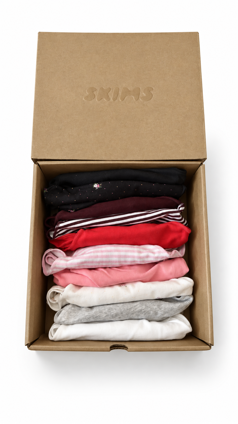Skims Lightweight Cotton Thong Multipack x10