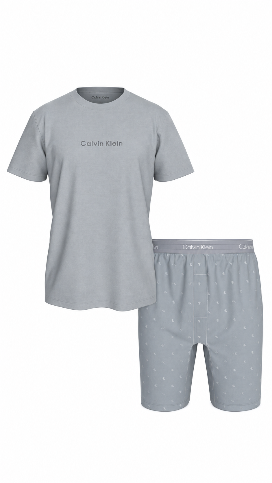 Calvin Klein Cotton Stretch S/S Mens Pull-On Pyjama Set Multicoloured