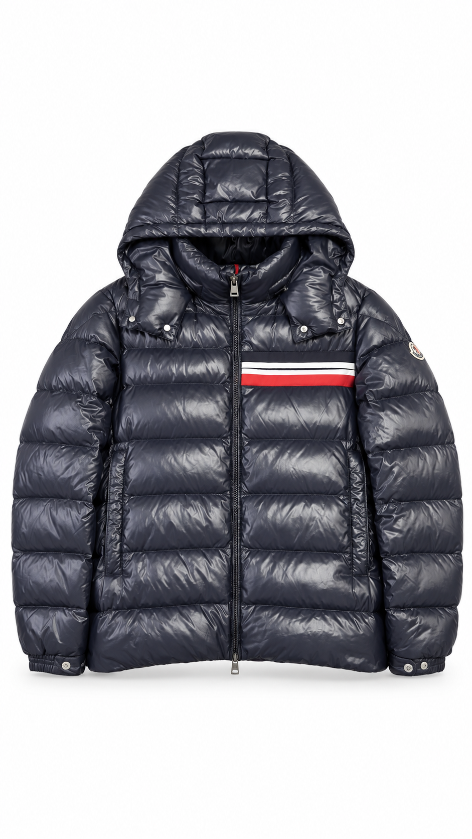 Moncler Mounier Navy Puffer Jacket - Authentic Guaranteed