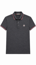 Moncler Polo Dark Grey - Authenticity Guaranteed