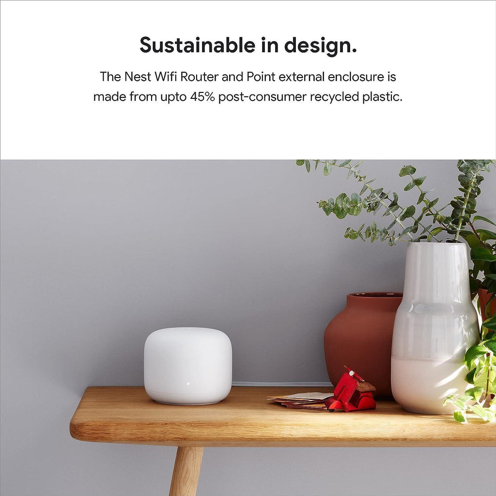 Google Nest Wi-Fi Router | GA00595 | Mesh Wifi system | White - New 🏴