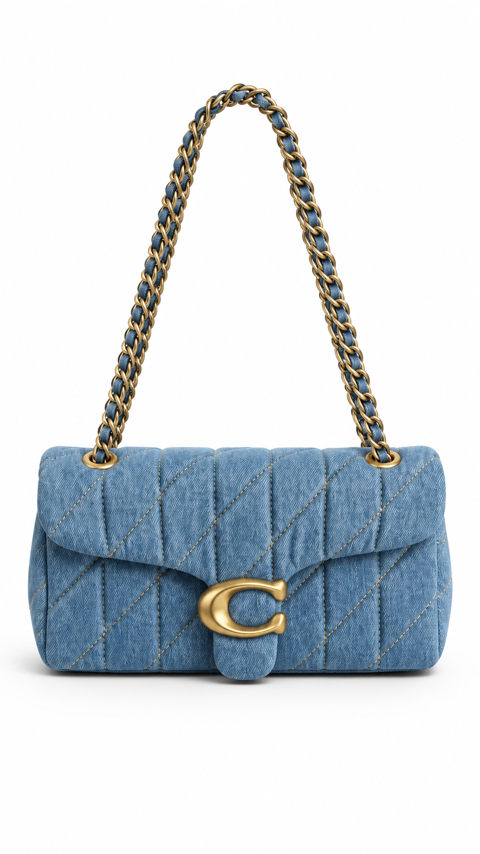 COACH Tabby 26 Quilted Leather Shoulder Bag Black Crossbody