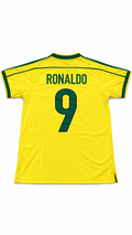 Nike Brazil Ronaldo R9 Yellow Home Shirt - Authenticity Guaranteed