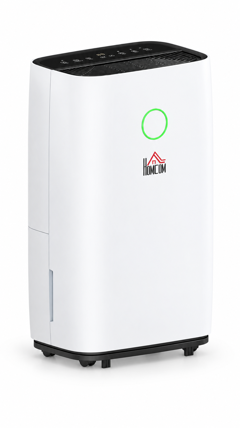 HOMCOM 20L/Day Portable Quiet Dehumidifier for Home, Electric Air De-Humidifier