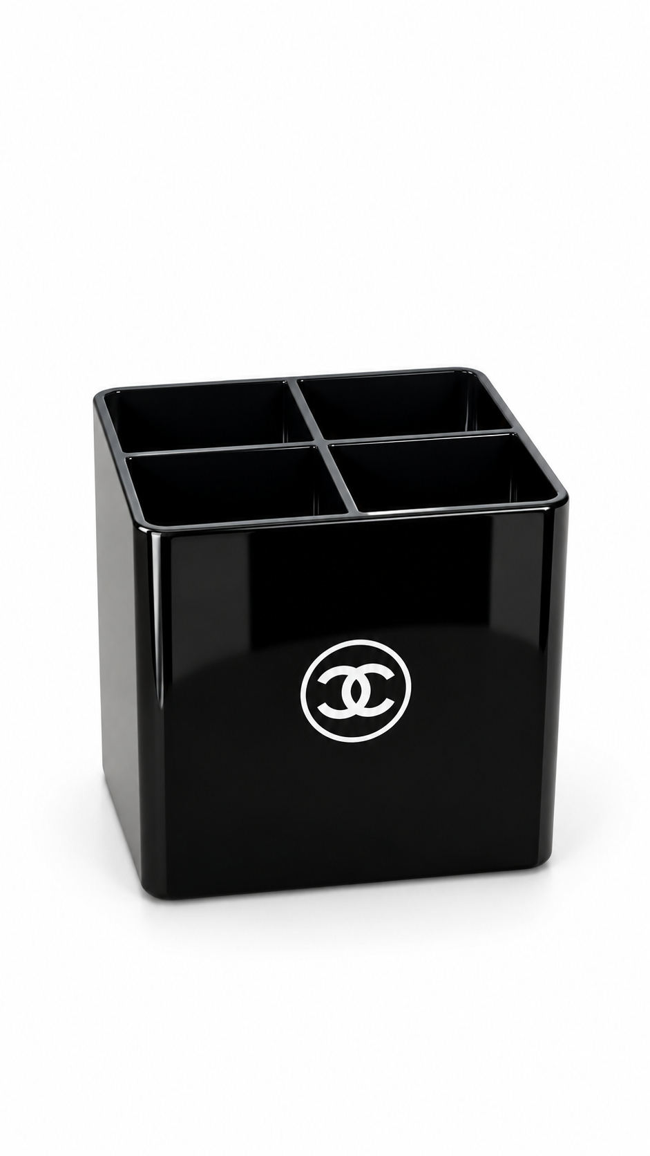 Chanel VIP Makeup Brush Holder 3-4 Compartment Black New Cosmetic - Choice