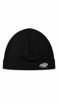 Syna World Skull Cap, Central CEE Beanie Running Hat - Black Breatherble Windpro