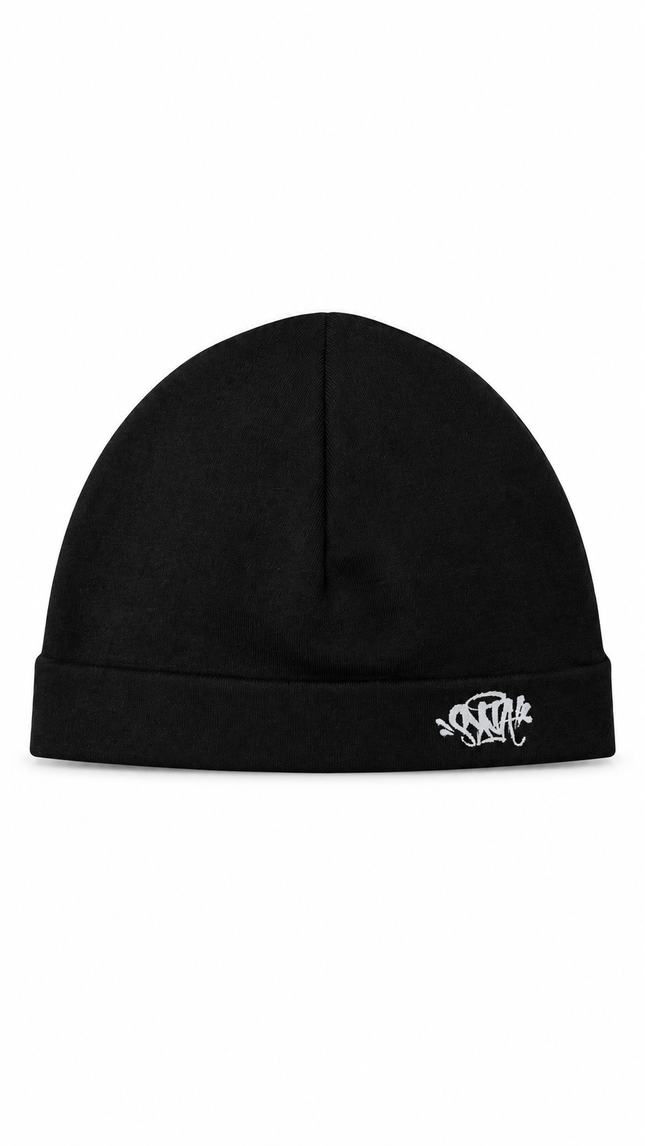 Syna World Skull Cap, Central CEE Beanie Running Hat - Black Breatherble Windpro