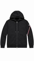 Moncler Zip-Up Black Hoodie - Authenticity Guaranteed
