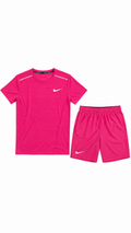 Nike Miller Men’s Dri-FIT Running 2-Piece Pink T-Shirt & Shorts Set