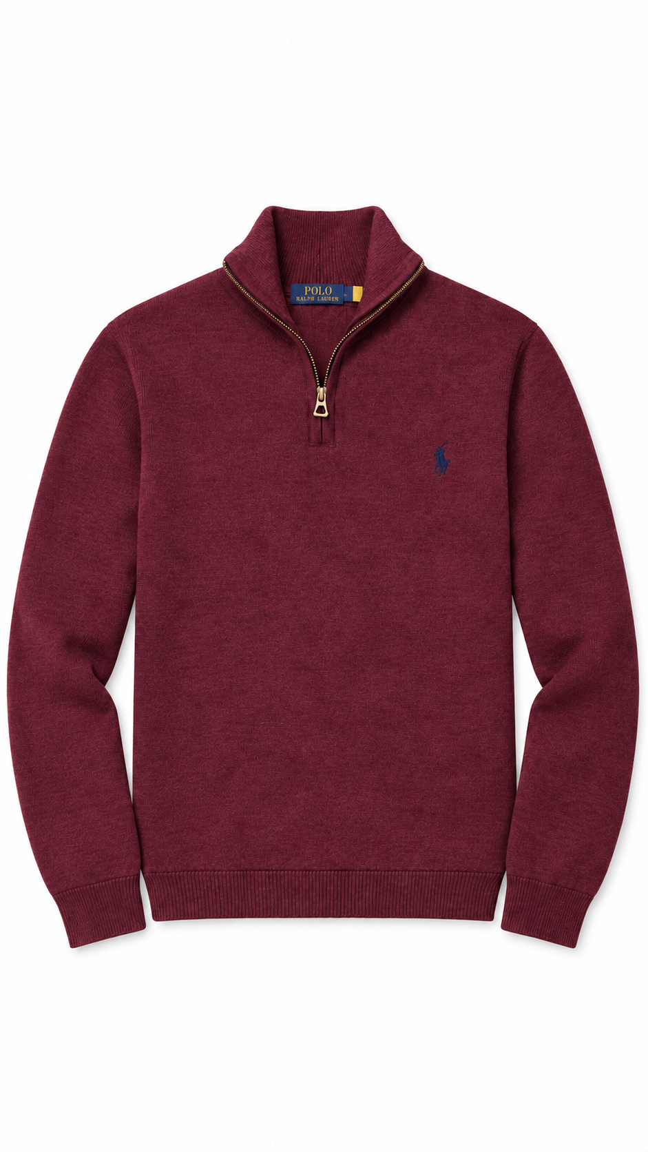 Polo Ralph Lauren Men's Cotton Jumper Quarter-Zip classic fir