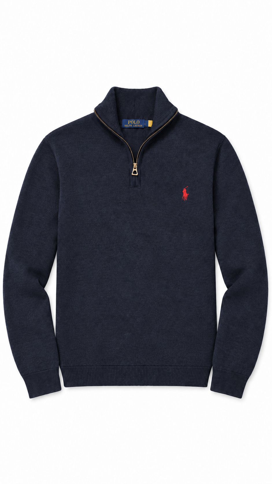 Polo Ralph Lauren Men's Cotton Jumper Quarter-Zip classic fir