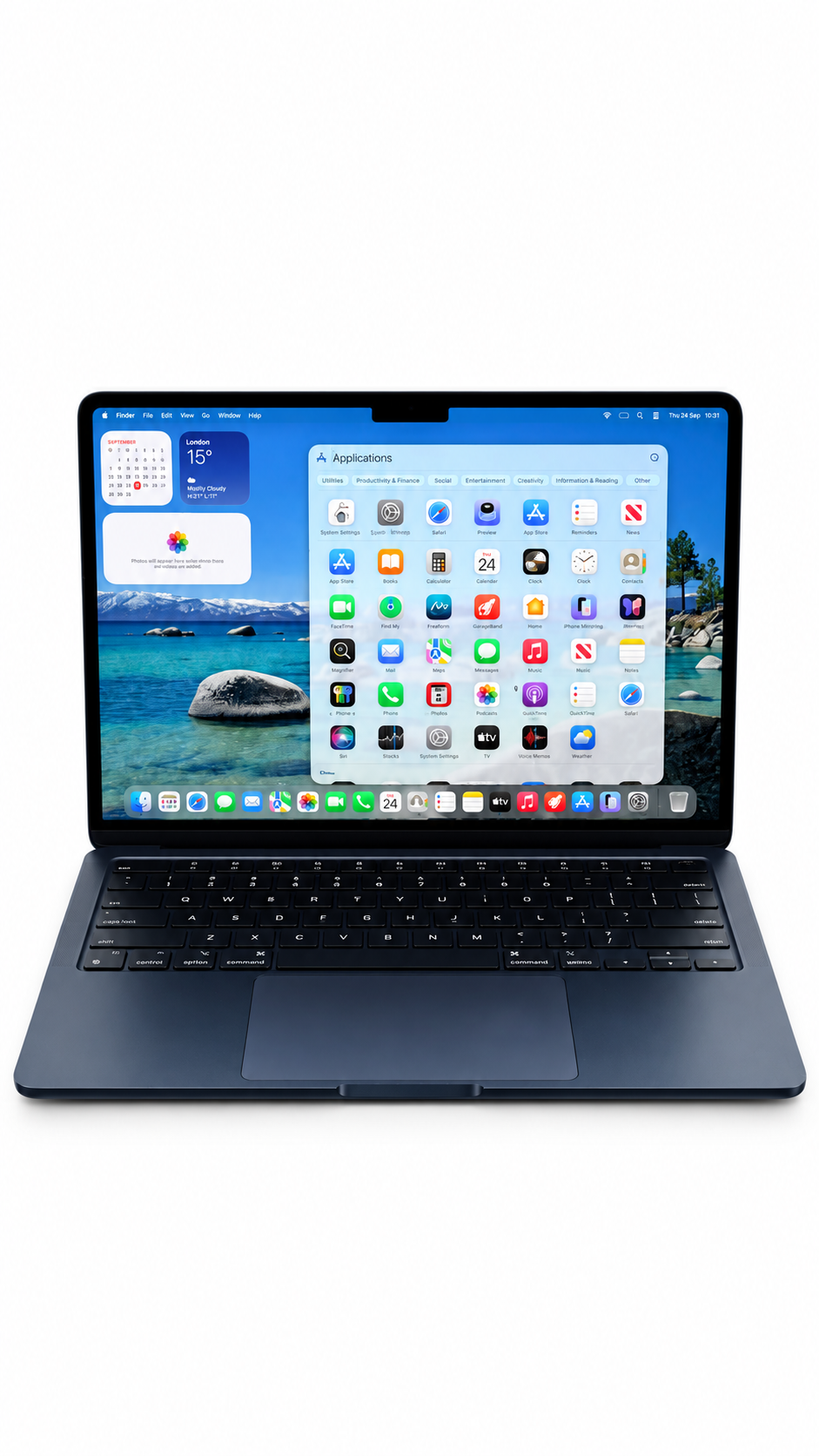 Apple MacBook Air 13-inch 2022 M2 10 Core GPU 8GB RAM 512GB SSD Midnight A2681