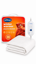 Silentnight Winter Warmer Electric Heated Blanket Under Blanket Fast Heat Up (Double)