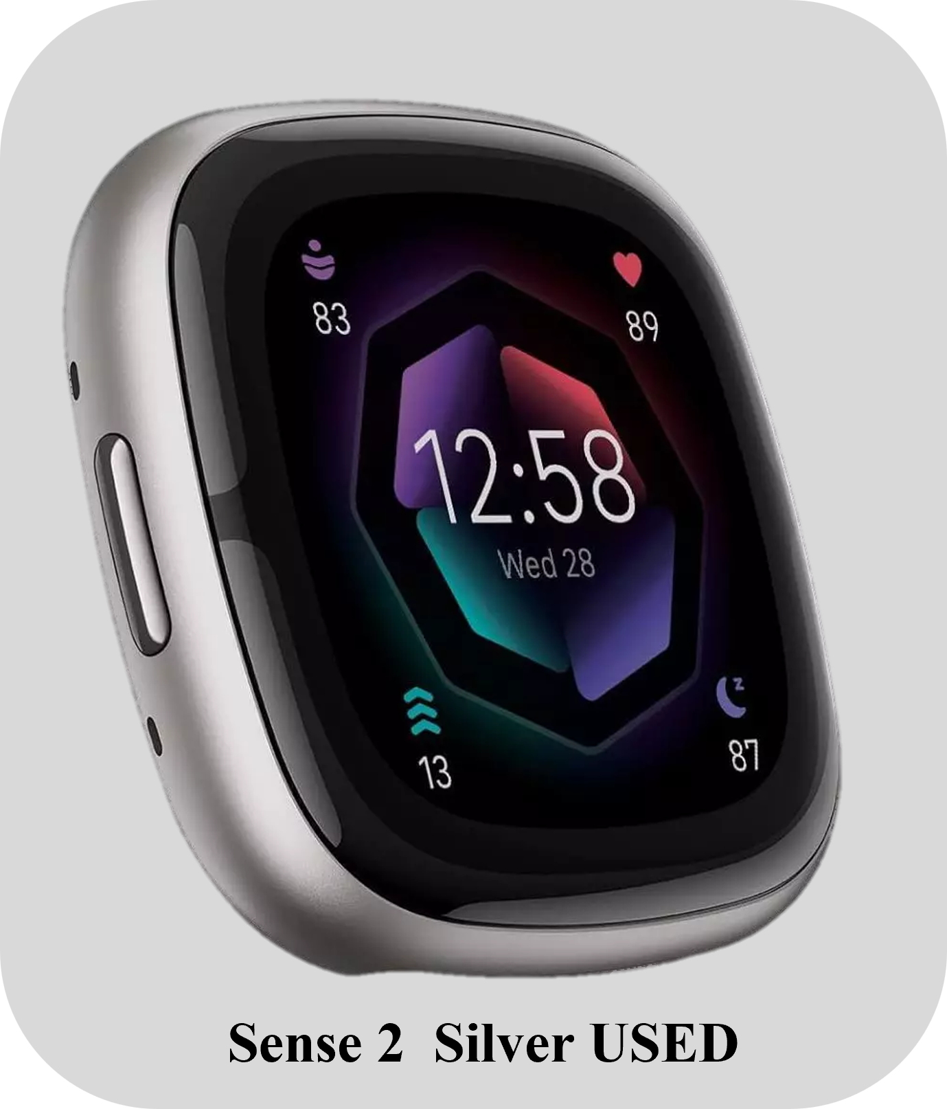 Google Fitbit Versa 4 Smart Watch BUNDLE-Charger, Case & x2 Straps Included-USED⚫️