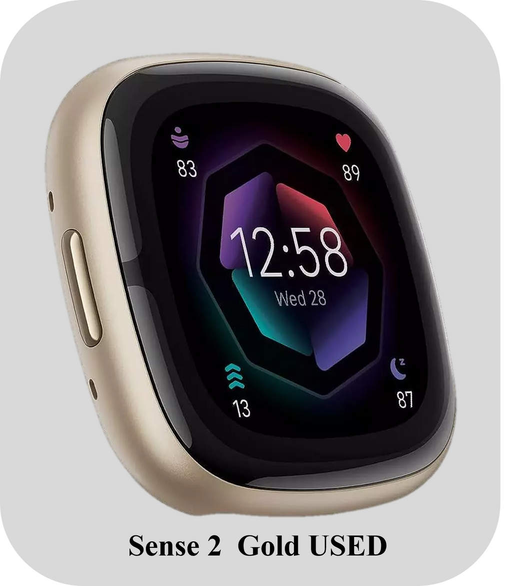 Google Fitbit Versa 4 Smart Watch BUNDLE-Charger, Case & x2 Straps Included-USED⚫️