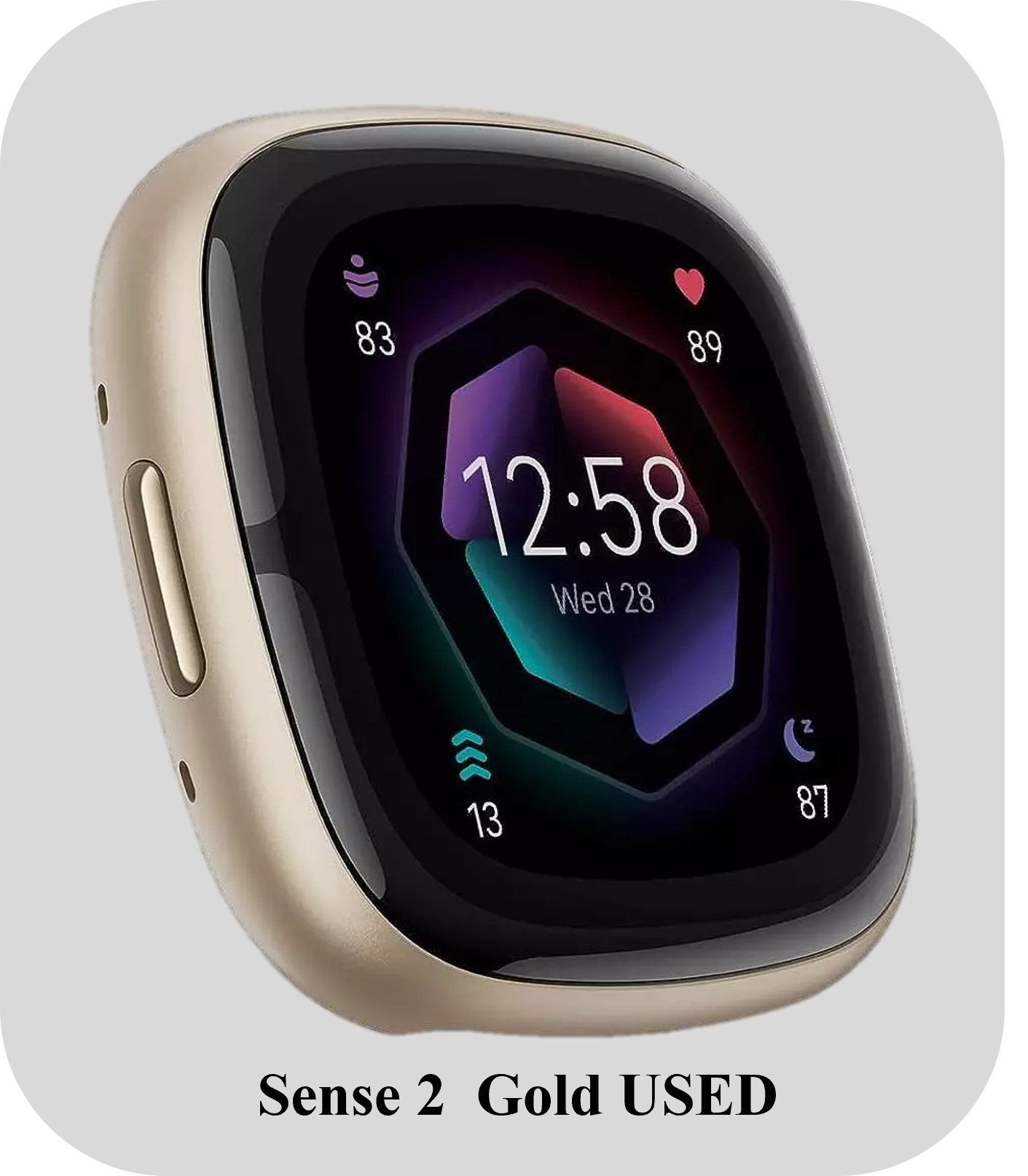 Google Fitbit Versa 4 Smart Watch BUNDLE-Charger, Case & x2 Straps Included-USED⚫️