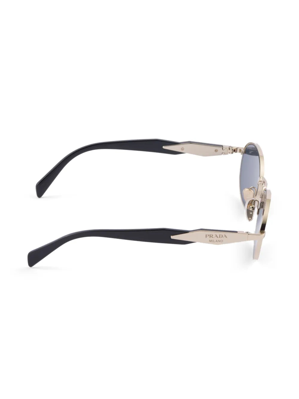 Prada Silver Oval Sunglasses - New 🏴