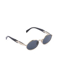 Prada Silver Oval Sunglasses - New 🏴