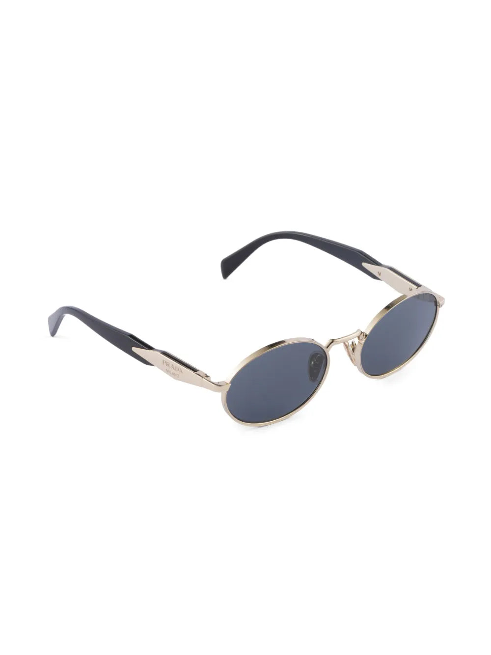 Prada Silver Oval Sunglasses - New 🏴