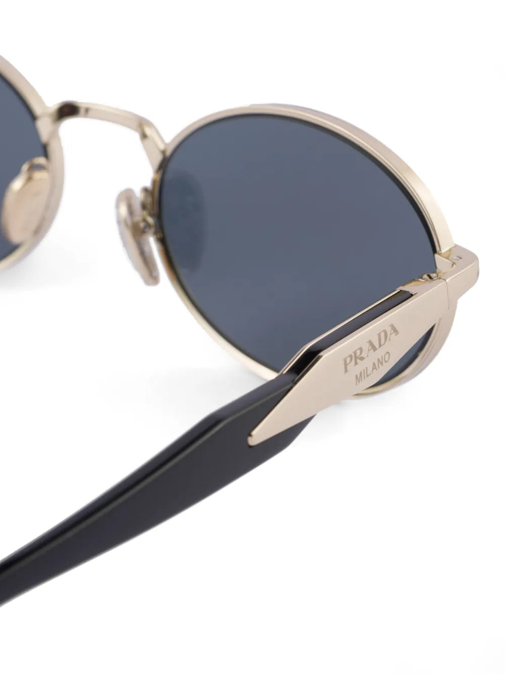 Prada Silver Oval Sunglasses - New 🏴