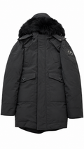 Moose Knuckles Men's 3Q Parka Down Jacket Black - Authenticity Guaranteed