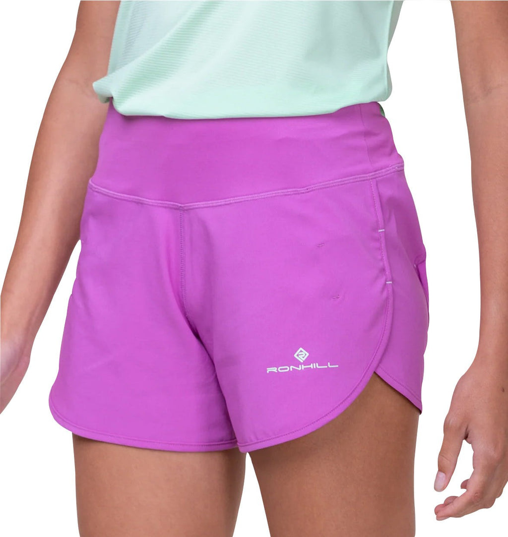 Ronhill Tech 4.Womens Running Shorts Pink 4.5 Inch Lightweight Breathable Run - New 🏴