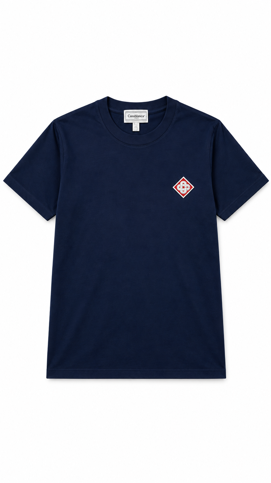 Casablanca Paris Diamond Logo Short Sleeve Embroidered Luxury Designer Tee Shirt
