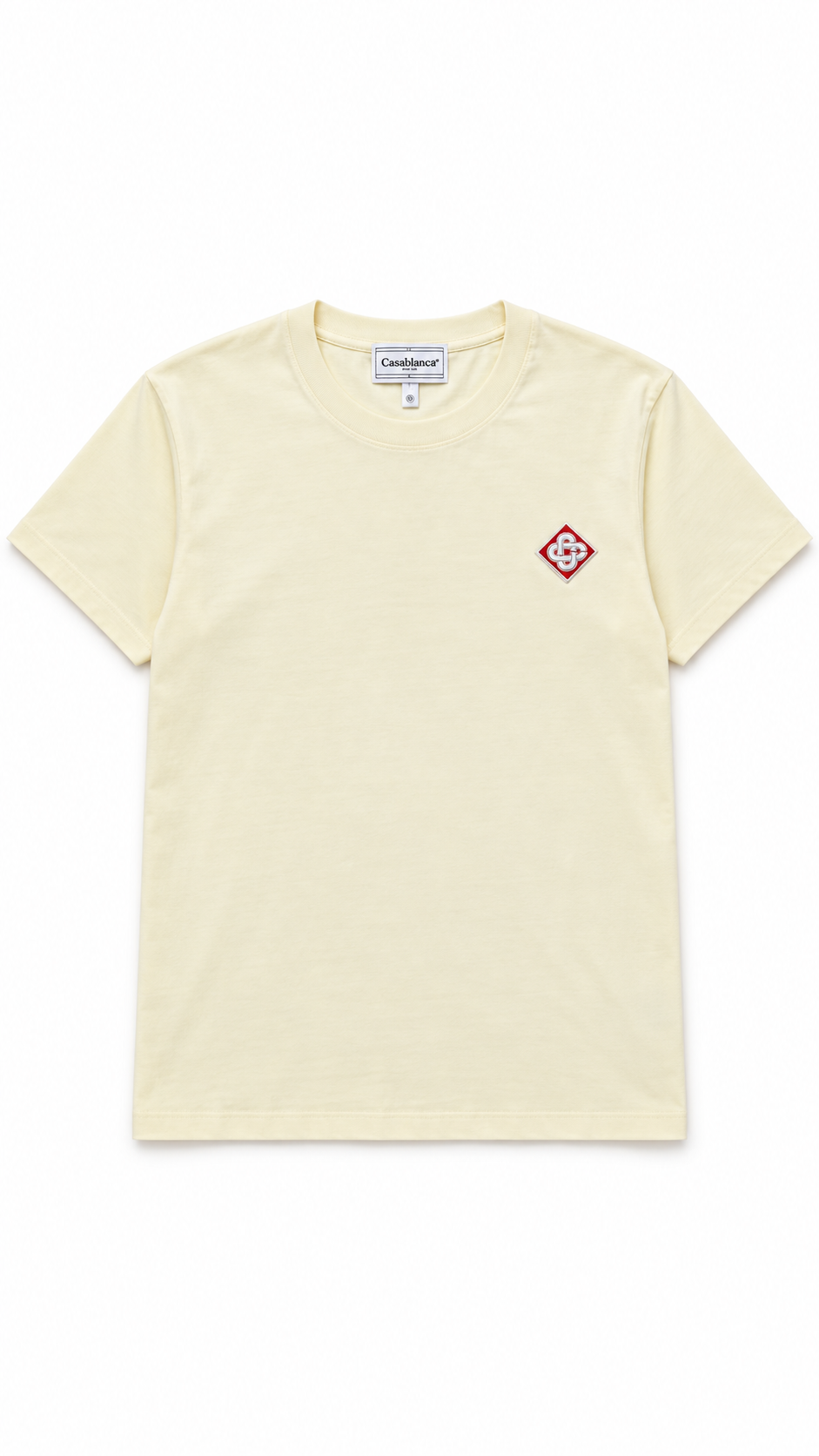 Casablanca Paris Diamond Logo Short Sleeve Embroidered Luxury Designer Tee Shirt