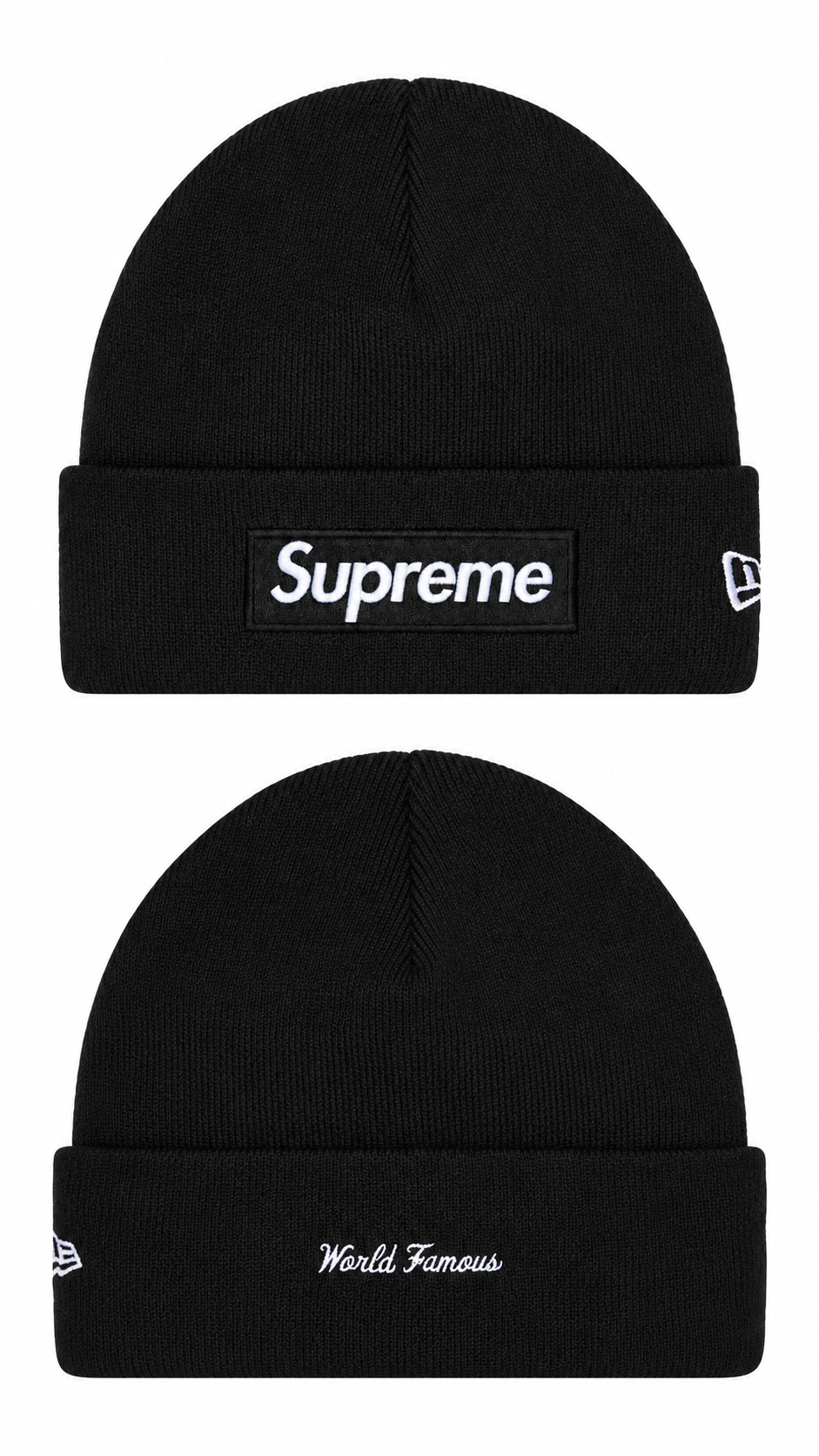 Supreme - FW25 New Era Box Logo Beanie 'Black'
