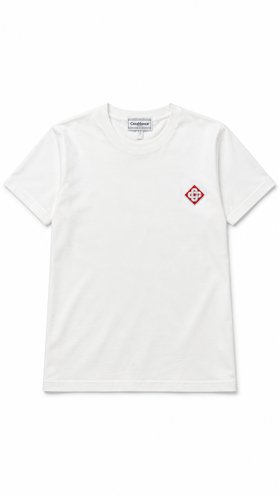 Casablanca Paris Diamond Logo Short Sleeve Embroidered Luxury Designer Tee Shirt