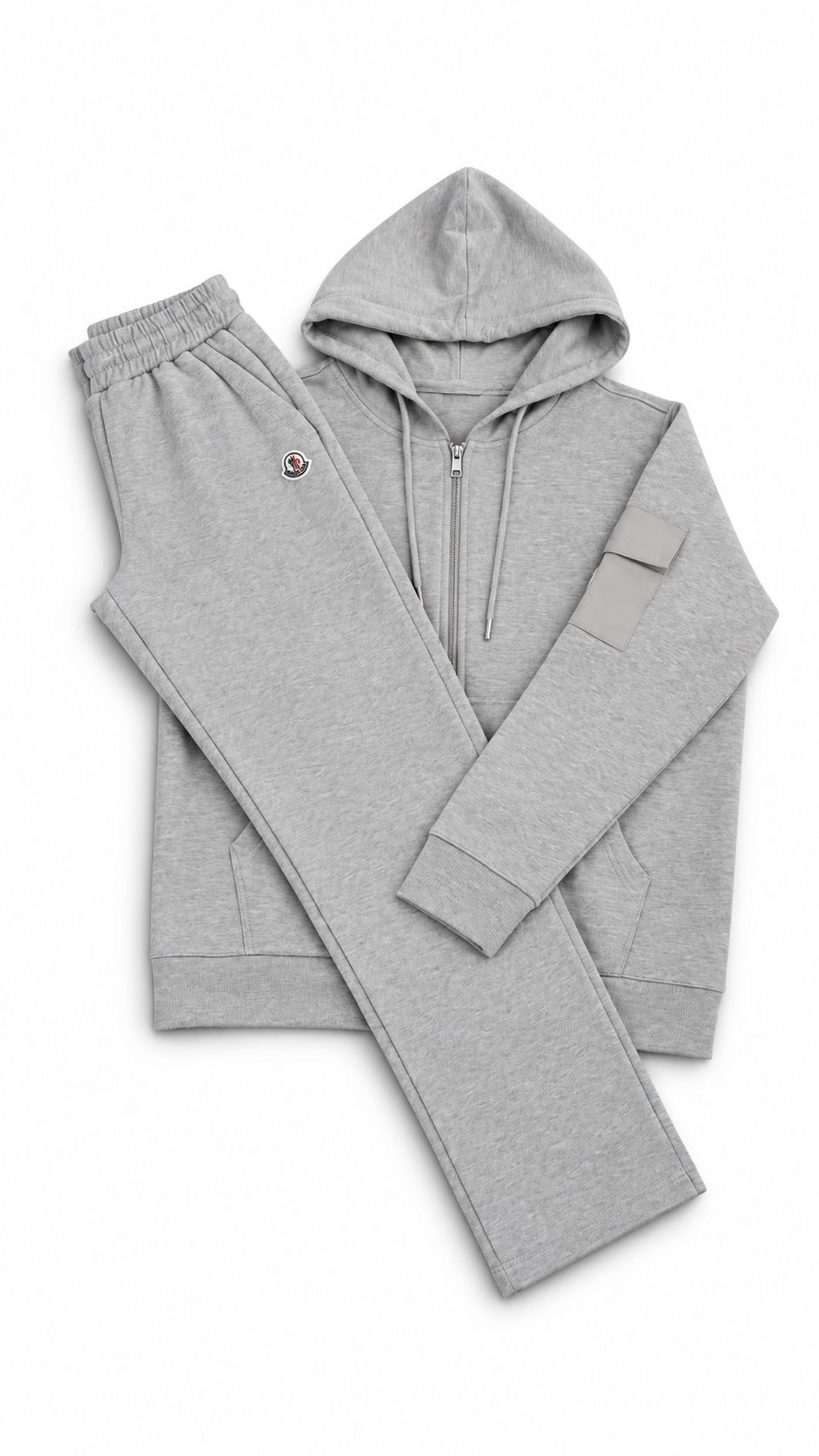 Moncler Grey Tracksuit – Authenticity Guaranteed