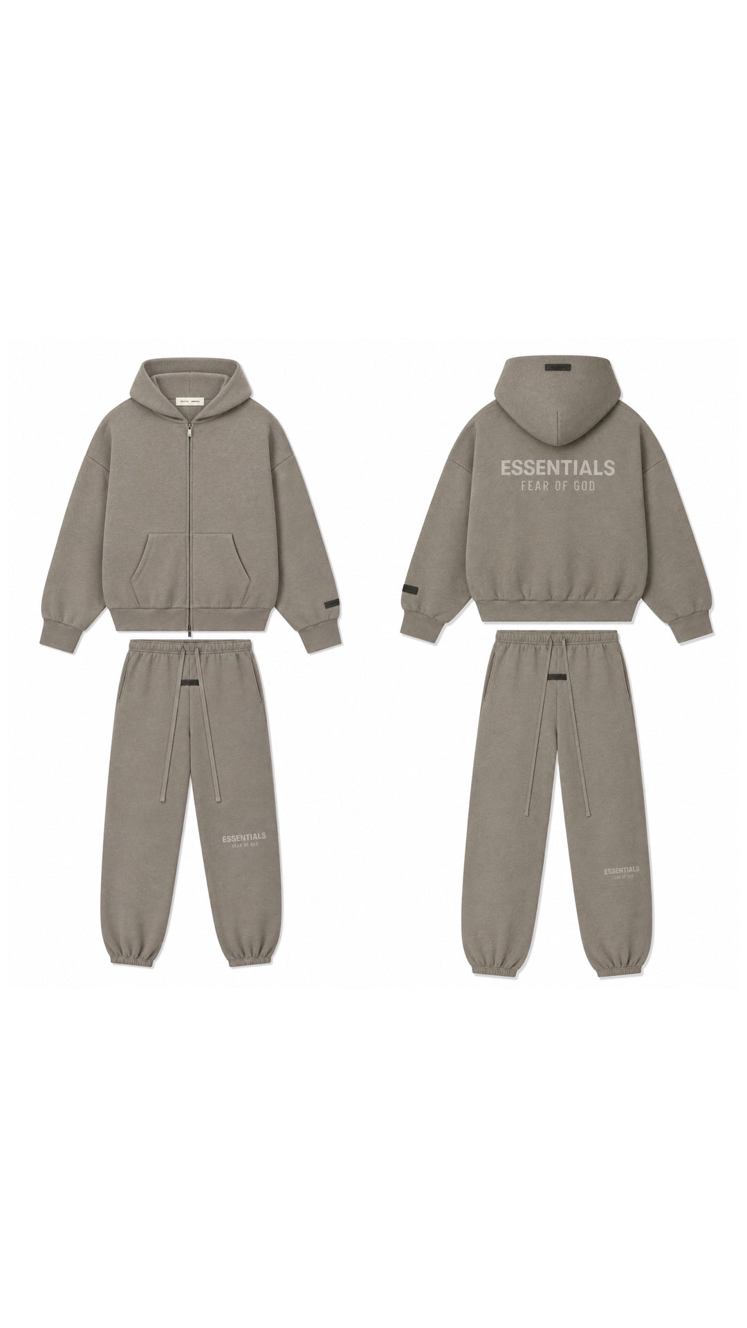 Fear Of God Essentials ‘Homestead’ Metalic Zip-Up Tracksuit (FW25)
