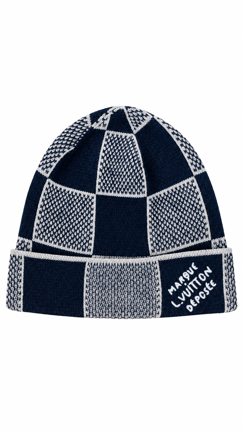Louis Vuitton Damier Heritage Beanie Black & White
