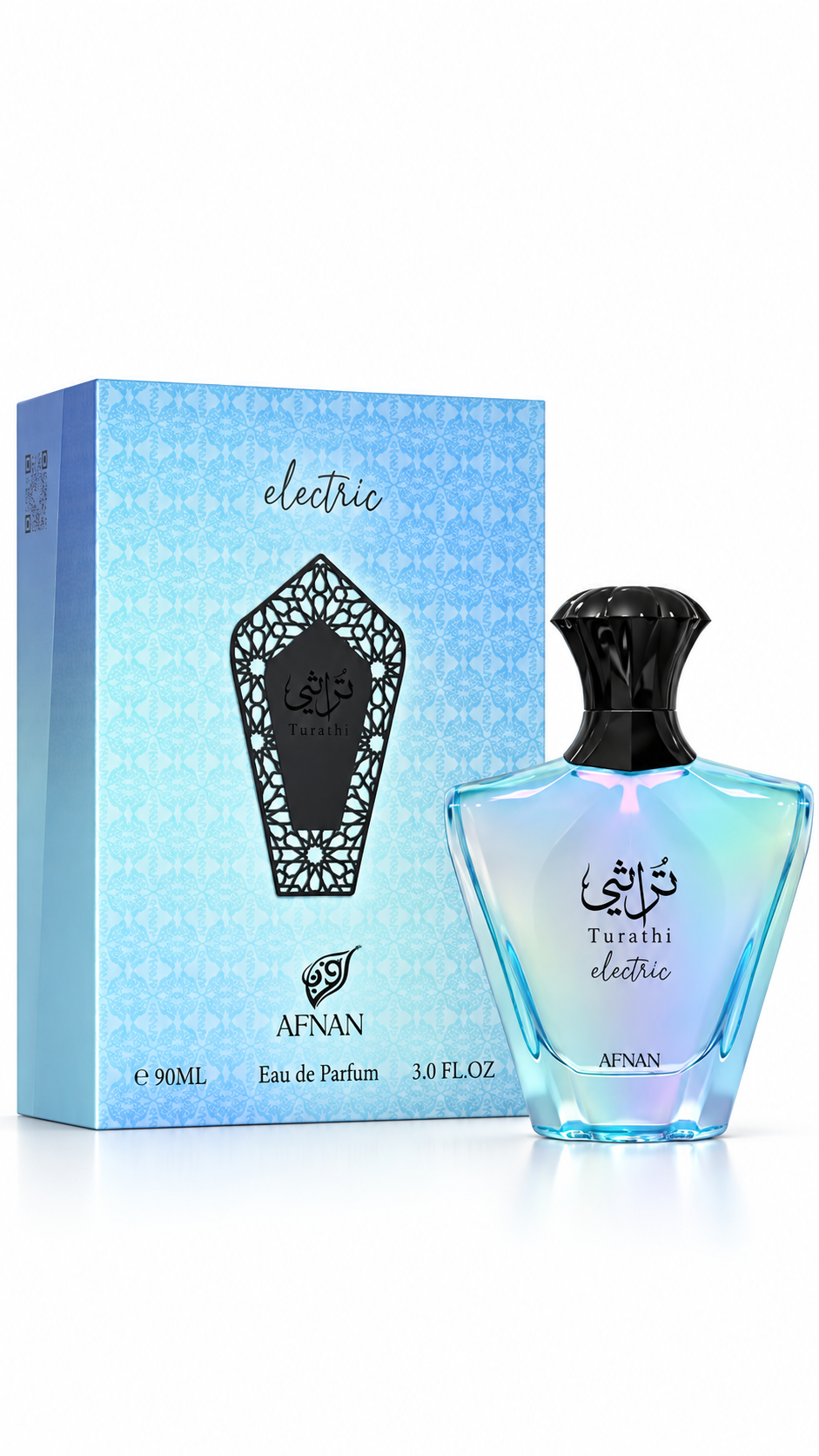 Afnan Turathi Electric Eau De Parfum 90ml FREE P&P