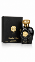 Lattafa Opulent Oud Black 100ml EDP Unisex Perfume Spray Woody Amber Rose Scent